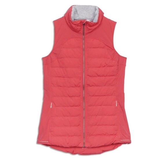 Lululemon Fluffed Up Down Vest Hot Pink Size 8